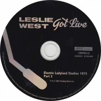 4CD/Box Set Leslie West: Got Live