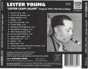 CD Lester Young: Lester Leaps Again - Original Recordings 1942-1944