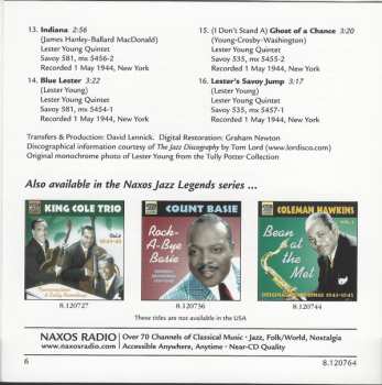 CD Lester Young: Lester Leaps Again - Original Recordings 1942-1944