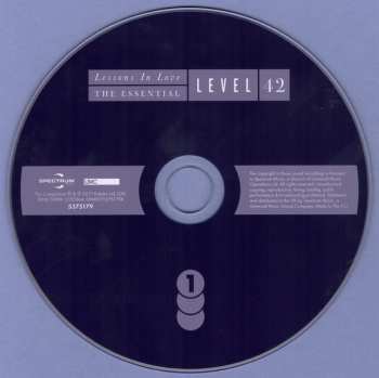 3CD Level 42: Lessons In Love - The Essential Level 42