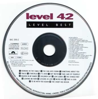 CD Level 42: Level Best