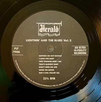 LP Lightnin' Hopkins: Lightnin’ And The Blues Vol. 2