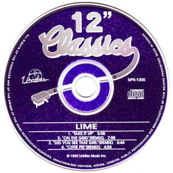 CD Lime: Take It Up / On The Grid (Remix) / Did You See That Girl (Remix) / Cutie Pie (Remix)