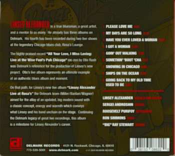 CD Linsey Alexander: Live At Rosa's
