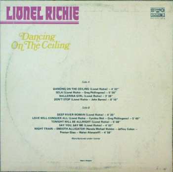 LP Lionel Richie: Dancing On The Ceiling