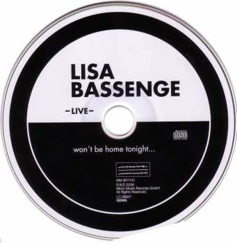 CD Lisa Bassenge: Won't Be Home Tonight... (Live)