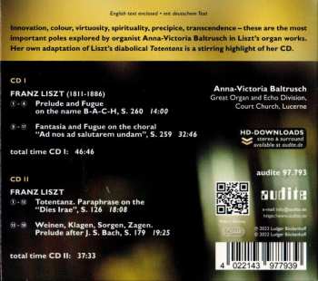 2CD Franz Liszt: The Organ Composer DIGI