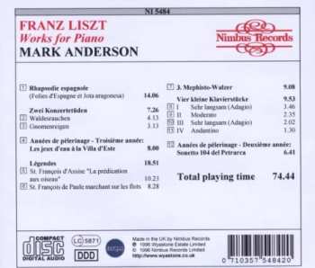 CD Franz Liszt: Rhapsodie Espagnole