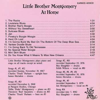 CD Little Brother Montgomery: At Home