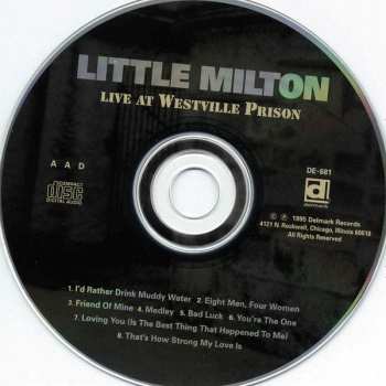 CD Little Milton: Live At Westville Prison