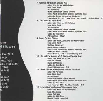 CD Little Milton: Welcome To Little Milton