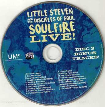3CD Little Steven And The Disciples Of Soul: Soulfire Live!