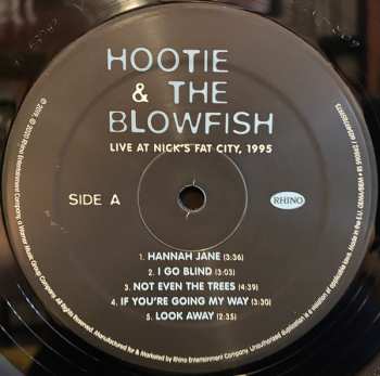 2LP Hootie & The Blowfish: Live At Nick's Fat City, 1995 LTD