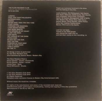 2LP/DVD The Slow Readers Club: Live At O2 Apollo Manchester  LTD | CLR