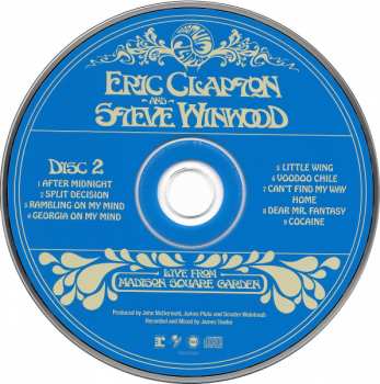 2CD Eric Clapton: Live From Madison Square Garden