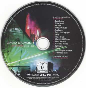 2CD/DVD/Box Set David Gilmour: Live In Gdańsk