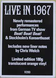 LP The Yardbirds: Live in Stockholm & Offenbach 1967 LTD | CLR