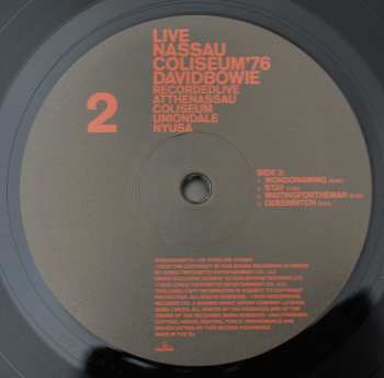 2LP David Bowie: Live Nassau Coliseum '76
