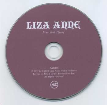 CD Liza Anne: Fine But Dying