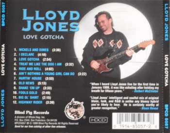 CD Lloyd Jones: Love Gotcha