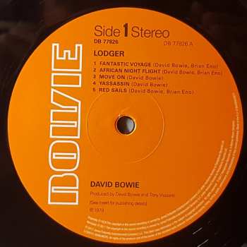 LP David Bowie: Lodger