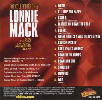 CD Lonnie Mack: For Collectors Only: The Wham Of That Memphis Man!