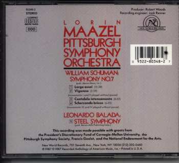 CD Lorin Maazel: Symphony No. 7/Balada: Steel Symphony