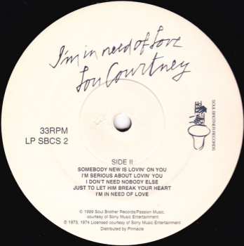 LP Lou Courtney: I'm In Need Of Love