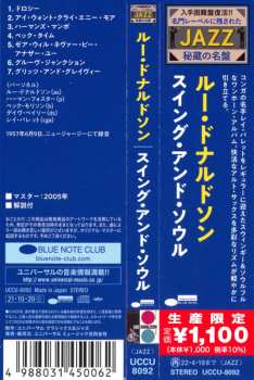 CD Lou Donaldson Quintet: Swing And Soul LTD