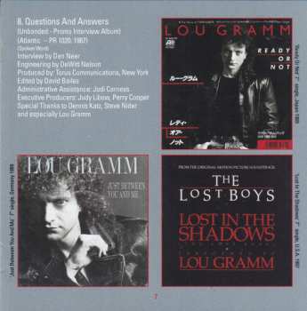 3CD Lou Gramm: Questions And Answers (The Atlantic Anthology 1987-1989)