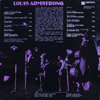 LP Louis Armstrong: Lucerna~1965  Lucerna Hall~Prague 1965  Live
