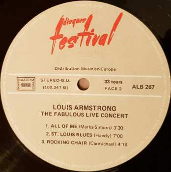 4LP/Box Set Louis Armstrong: The Two Greatest Concerts
