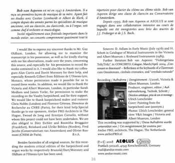 SACD Bob van Asperen: Passacaille De Mr Couperin