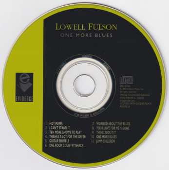 CD Lowell Fulson: One More Blues