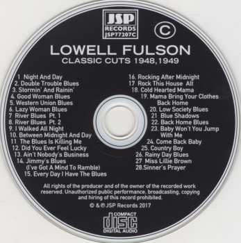 4CD/Box Set Lowell Fulson: Classic Cuts 1946-1953