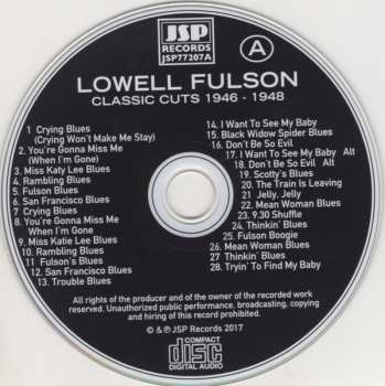 4CD/Box Set Lowell Fulson: Classic Cuts 1946-1953