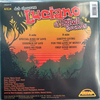 LP Luciano: Dub Showcase At Ariwa Sounds (Reissue)
