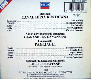 2CD/Box Set Luciano Pavarotti: Cavalleria Rusticana · Pagliacci