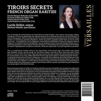CD Lucile Dollat: Tiroirs Secrets (French Organ Rarities)
