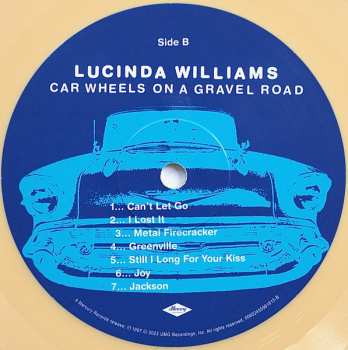 LP Lucinda Williams: Car Wheels On A Gravel Road CLR | LTD