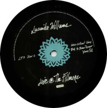 3LP Lucinda Williams: Live @ The Fillmore