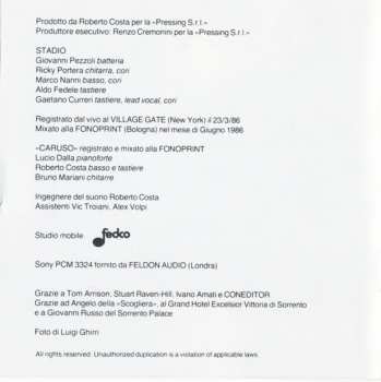 CD Lucio Dalla: Dallamericaruso