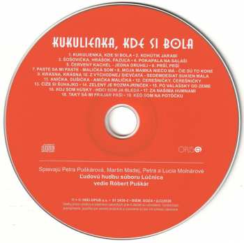 CD Lúčnica Chorus: Kukulienka, Kde Si Bola