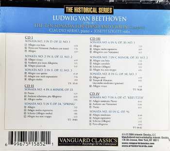 4CD/Box Set Ludwig van Beethoven: The Ten Sonatas For Violin And Piano - Complete