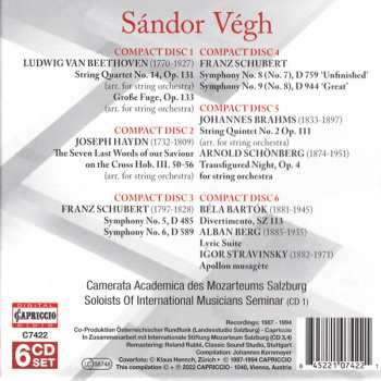 6CD/Box Set Ludwig van Beethoven: Beethoven • Haydn • Schubert • Brahms • Schönberg • Bartók • Berg • Stravinsky