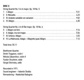 8CD/Box Set Ludwig van Beethoven: Ludwig Van Beethoven Quartets Performed By Beethoven Quartet