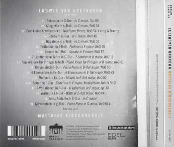 CD Ludwig van Beethoven: Beethoven Unknown: Solo Piano Works