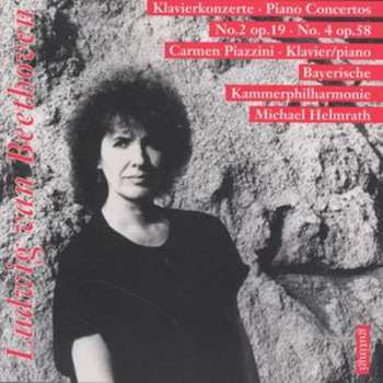 CD Ludwig van Beethoven: Piano Concertos No. 2 Op. 19  & No. 4 Op. 58
