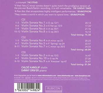 3CD Ludwig van Beethoven: Complete Violin Sonatas