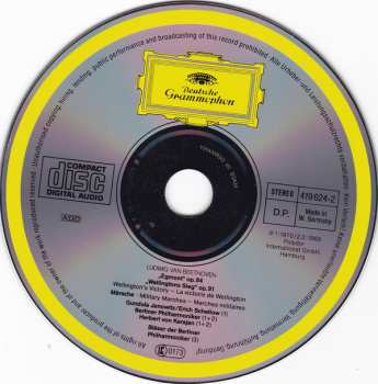 CD Ludwig van Beethoven: Egmont ∙ Wellingtons Sieg ∙ Märsche
